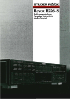 Revox B-226-S-Owners-Manual 